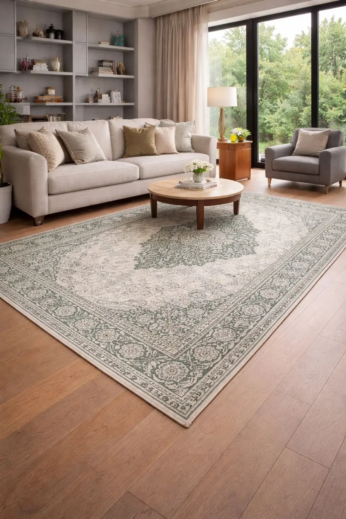 دیزاینی ناوەوەی ژووری دانیشتنی سادە