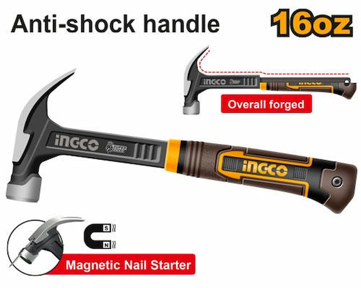 HCH81016L Claw hammer INGCO 