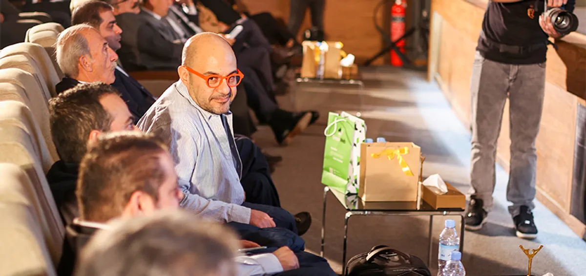 Presence of Babak Badkoobeh, founder of Badkoobeh Advertising Agency, at TEDx Omid Mashhad