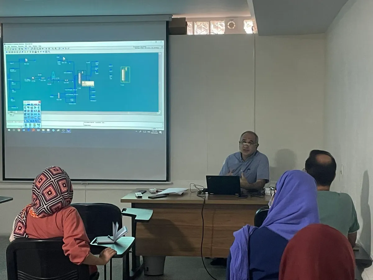  Simulation training class for process engineering