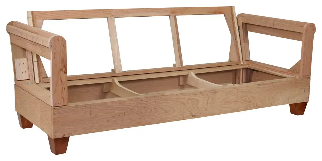 چوارچێوەی قەنەفەی دار