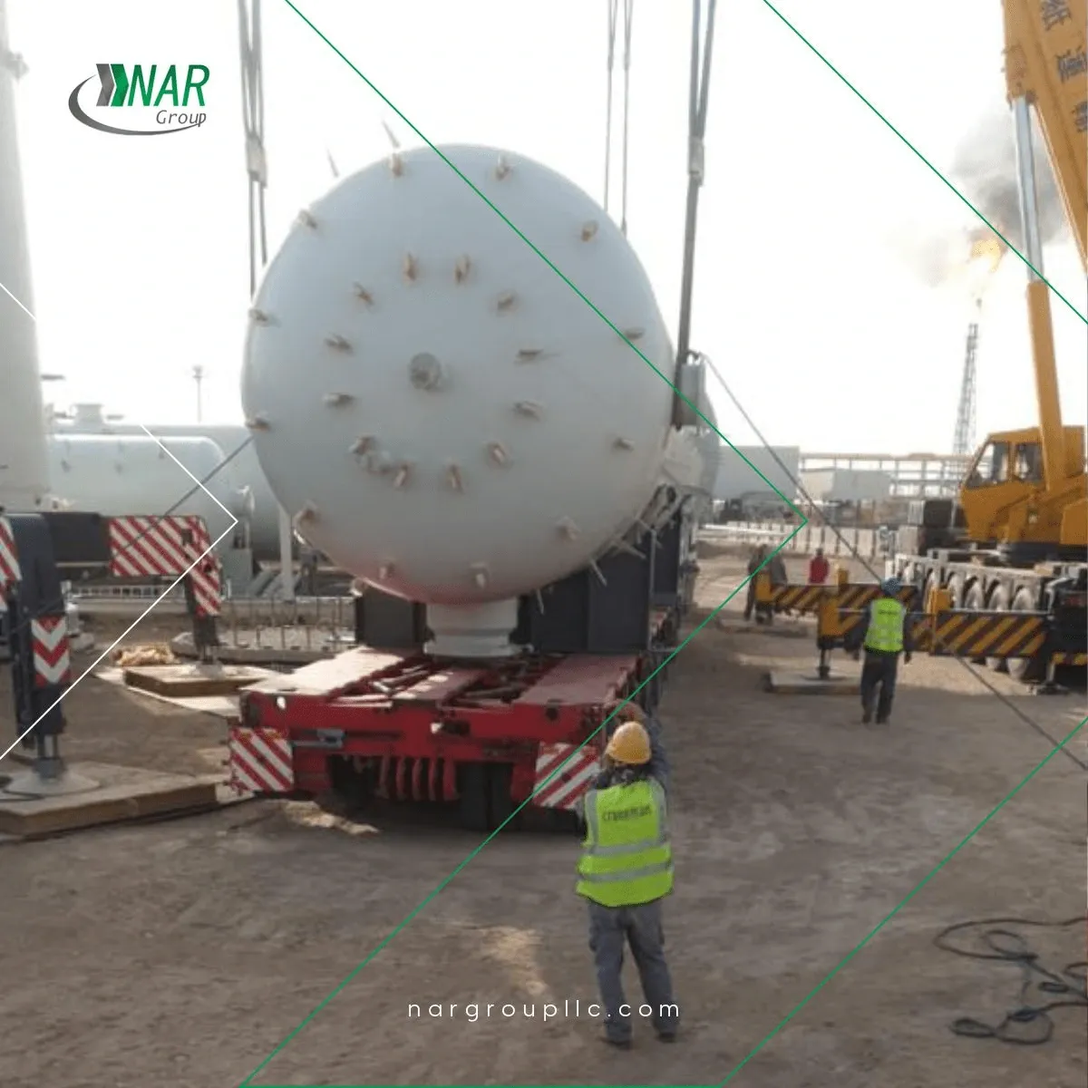 Customs clearance and transportation from the Northern Port of Umm Qasr to the Halfaya Oil Field