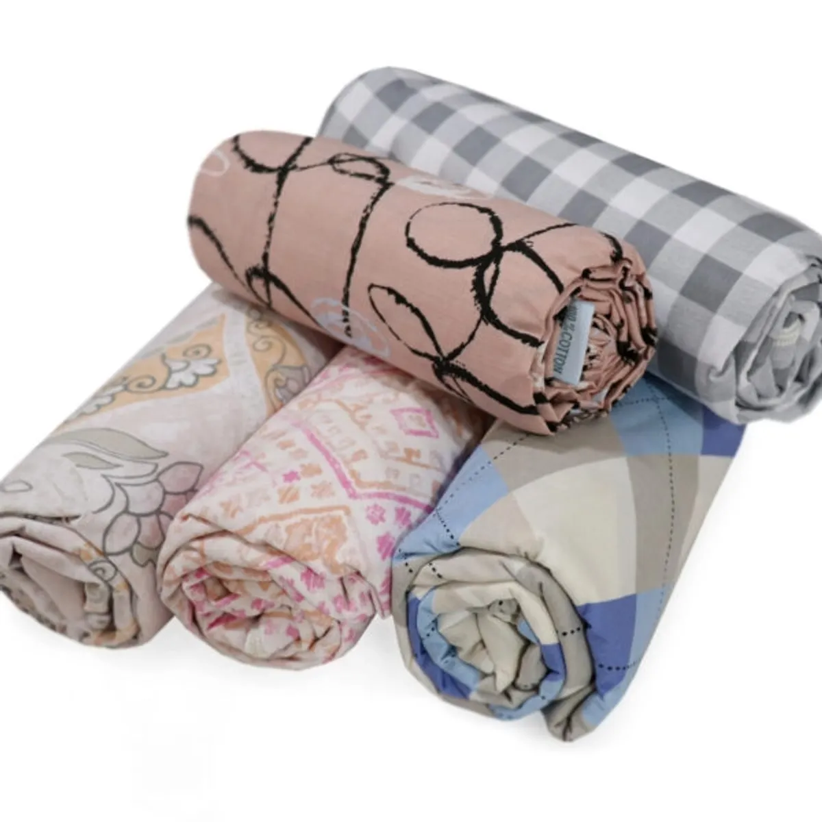 Single Travel Mattress Cover with Various Designs and Colors – Gallery of Borujerd Textile Company’s Products.