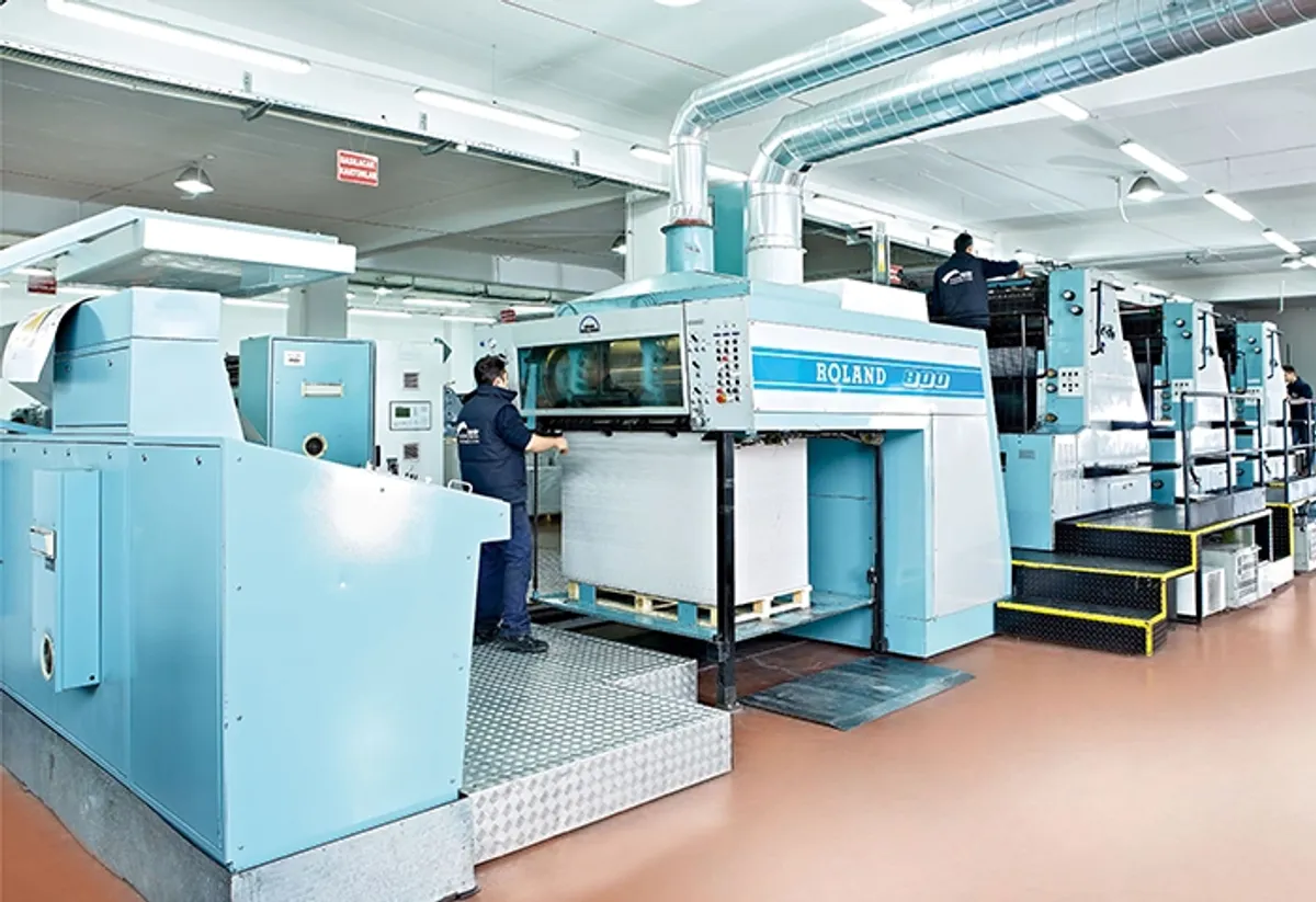 印刷机良好的通风系统