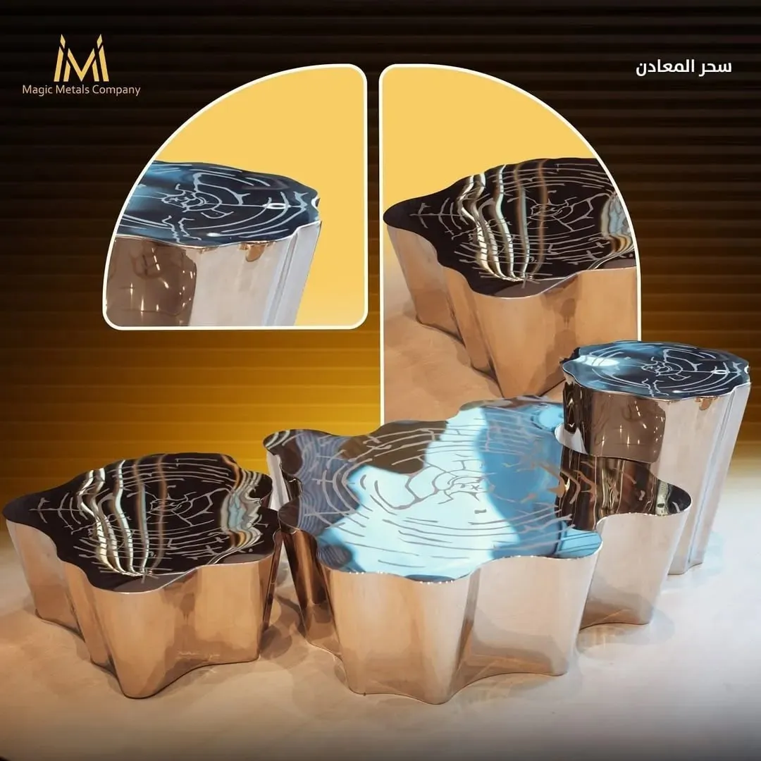 Mirror table YK Design Metal