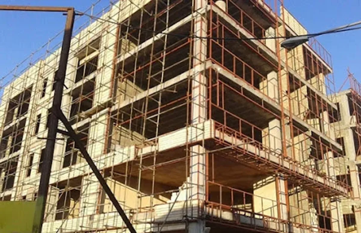 Вид на жилой проект Эршад в Мешхеде, один из успешных городских жилищных проектов.