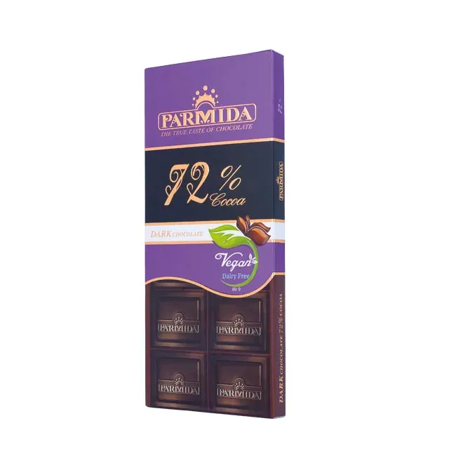 Parmida 72% Dark Chocolate Tablet 80g