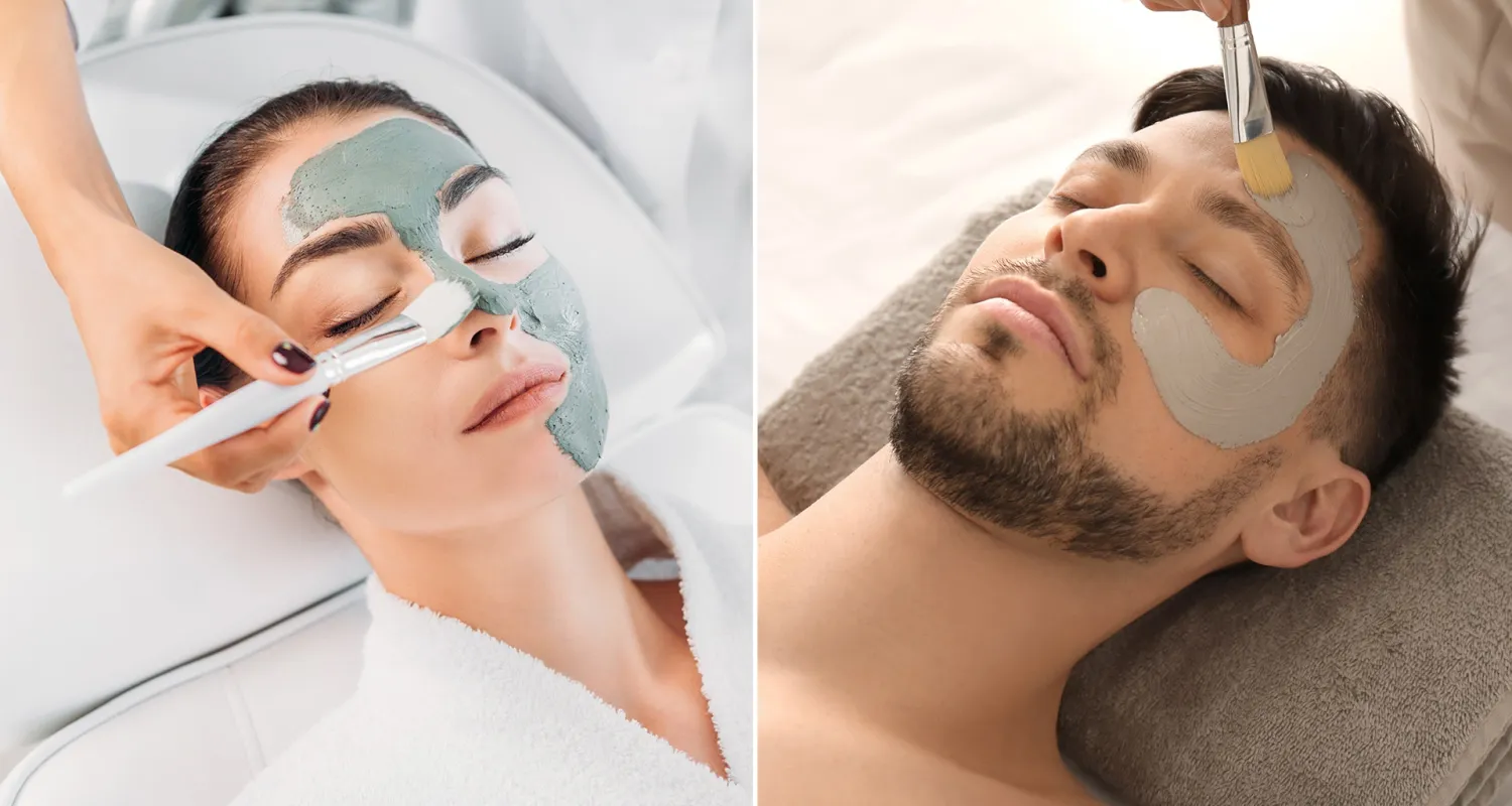 Professional facial procedure steps