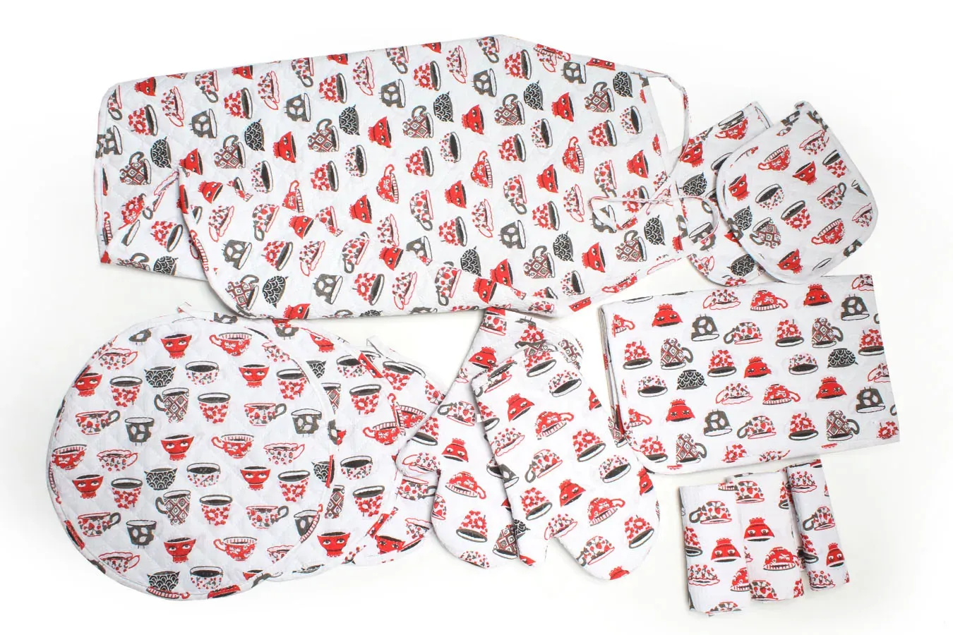 12 Parçalı Ultrasonik Mutfak Seti, Borujerd, Melamin Deseni