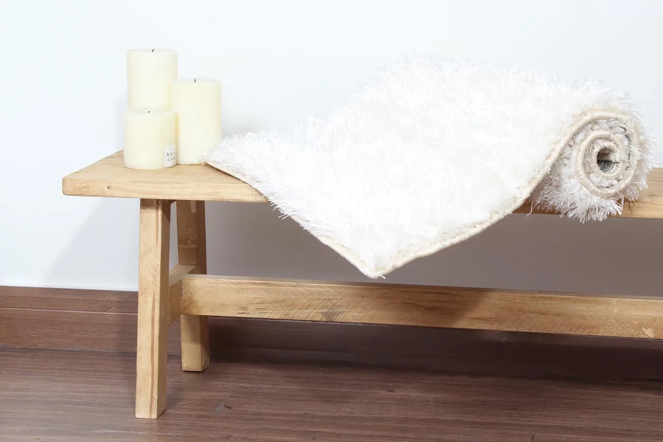 3D Water Absorbent Bath Mat, Shaggy Design