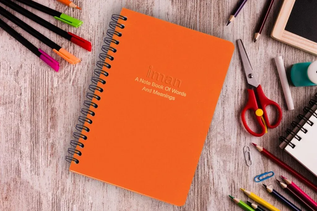 فەرهەنگی ئینگلیزی واتاکانی ئیمان نۆت