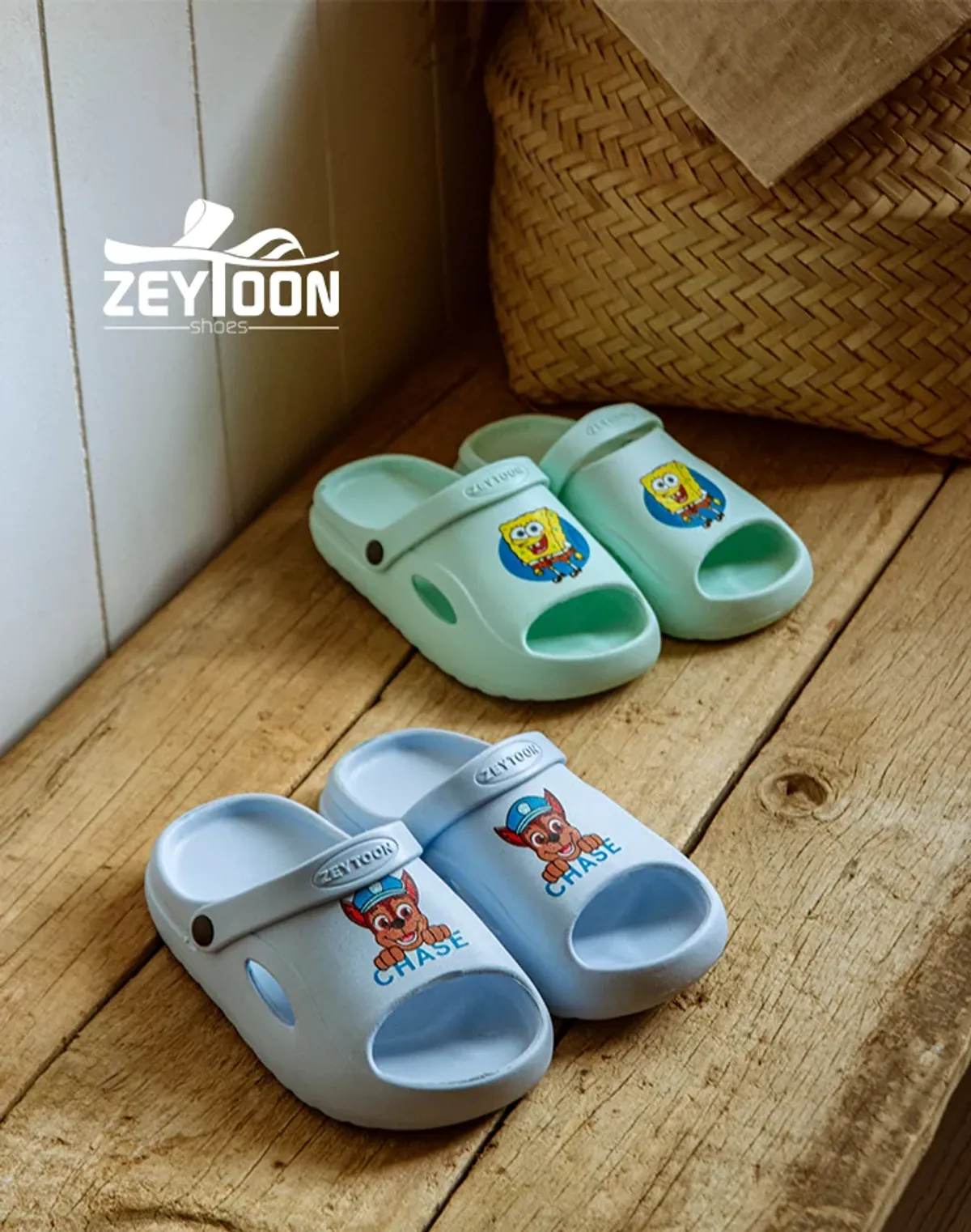 Çocuklar için renkli ve şık terlik tasarımı