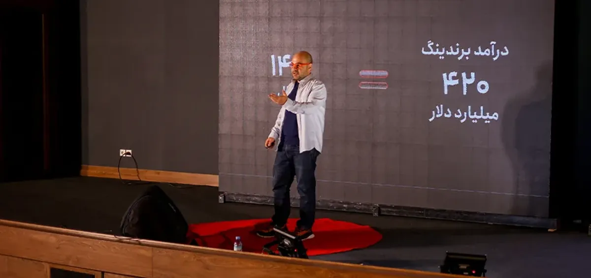 The third TEDx Omid Mashhad about branding, held on Azar 2, 1402