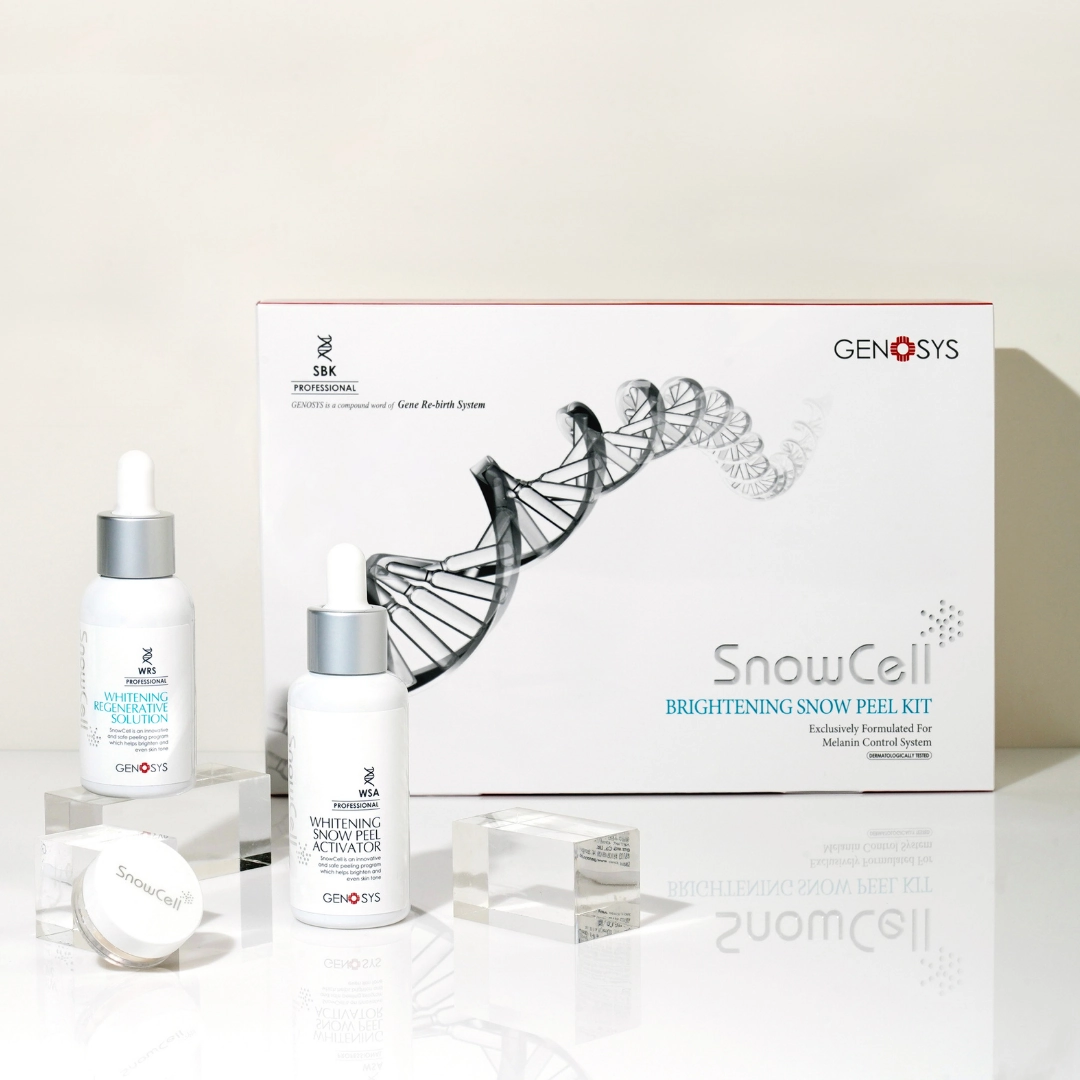 Набор для отшелушивания и осветления SnowCell Клиника Геносис