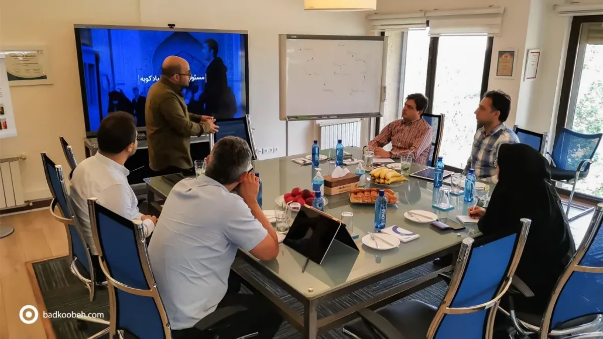 Broadcasting Organization’s Commerce Department visits Badkoobeh Agency’s creative communication strategies