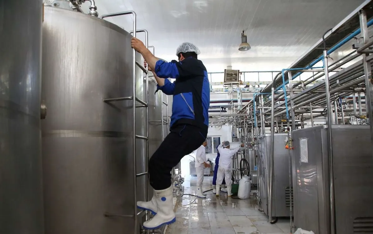 تصویر داخل کارخانه بفرین