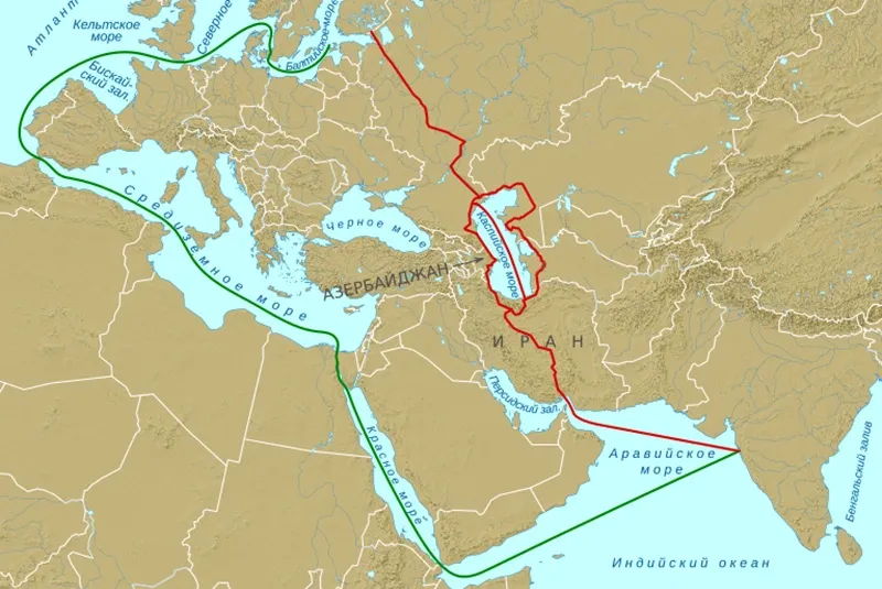 Export Routes from Iran to Russia