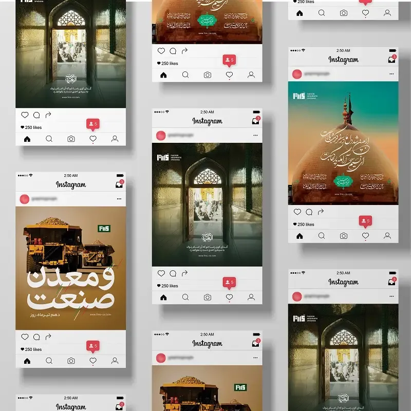 تصميم منشور إنستغرام لشركة فاكور مغناطيس إسبادانا