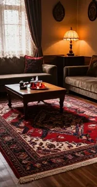 نقش گلیم فرش در دکوراسیون سنتی