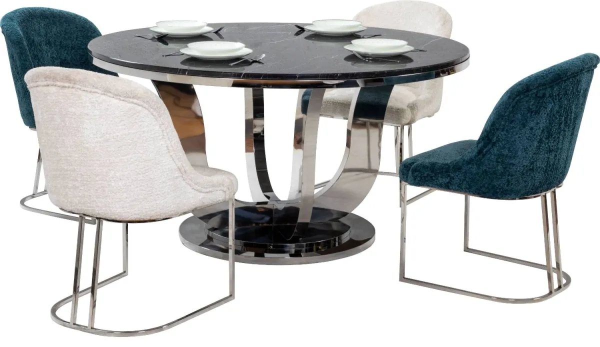 精美Flora款餐桌，高品质坚固桌腿