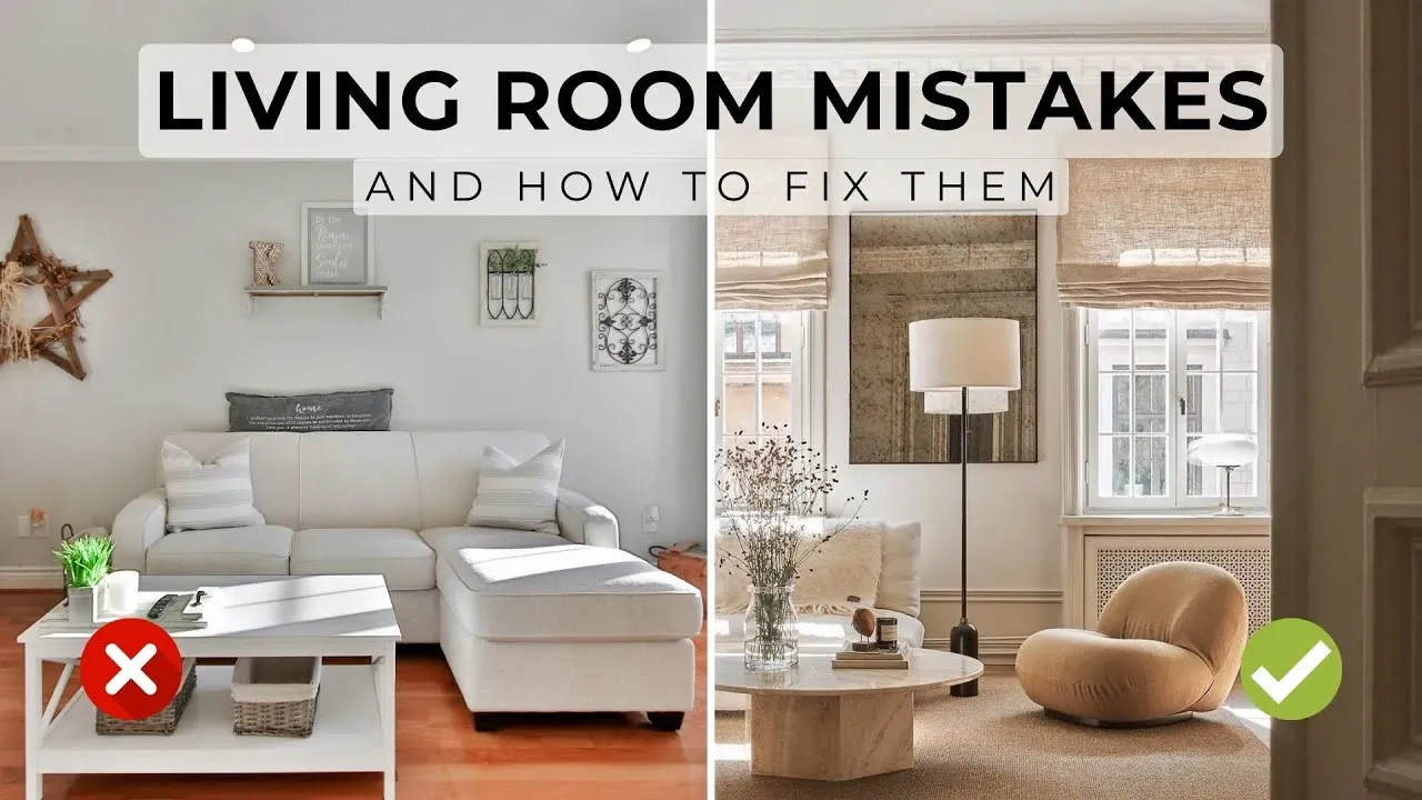 Common mistakes in furniture layout