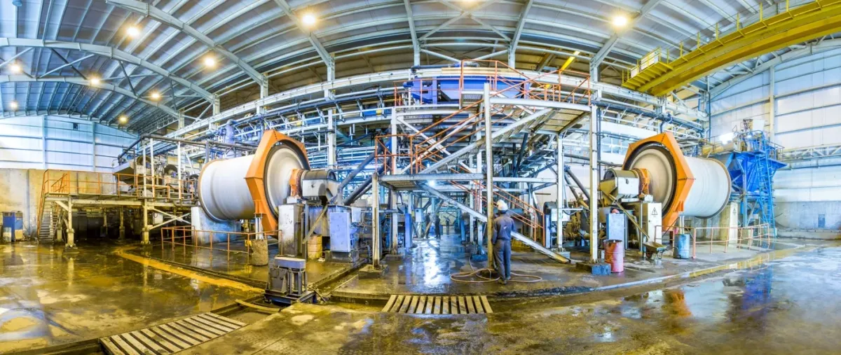  The factory of the Investment and Development Company of Mines and Metals