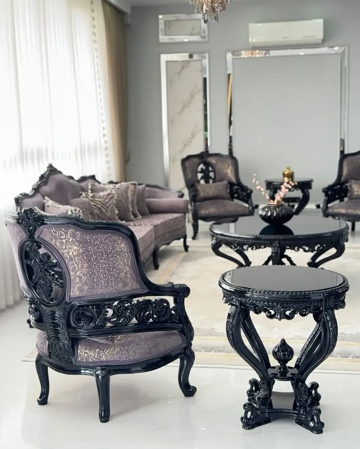 适用于客厅的完整 Nik 家具套装