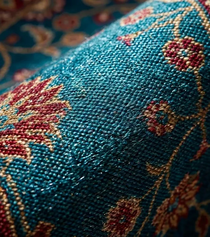 طرح و رنگ در فرش ابریشم ماشینی&nbsp;